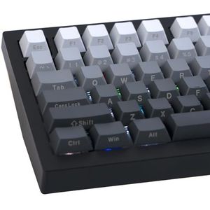 JOLINTAL 124 paarse gradient keycaps - PBT, Cherry-profiel, dye-sublimatie zijprint, compatibel met MX & gaming toetsenborden