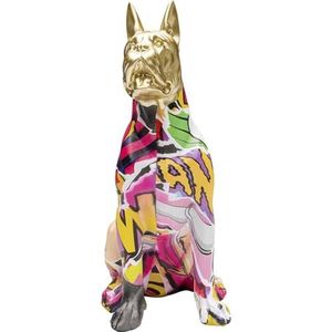 Kare Design Deco Duitse dog zittend graffiti