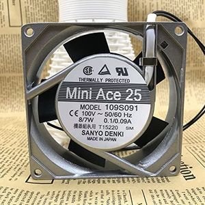 Original 100V fan 109S091 40/60Hz 8/7W aluminum frame AC cooling fan