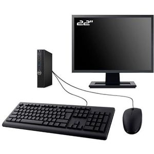 DELL PC Optiplex 3050 Micro Display 22 inch Intel I5-6500T RAM 32 GB SSD 960 GB W11 WiFi (gereviseerd)
