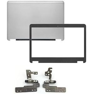 WANGHUIH 14 inch LCD-achterdeksel met achterdeksel + rand + schermscharnieren compatibel met Dell Latitude E7440 7440 laptop