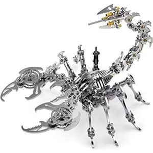 JoyMate Scorpion King 3D metalen puzzel, modelbouwset, doe-het-zelf, mechanische puzzel, 200 delen, bouwspeelgoed voor volwassenen en kinderen