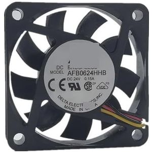 AFB0624HHB 24V 0.15A 6cm 6015 CPU-behuizing frequentieventilator koelventilator
