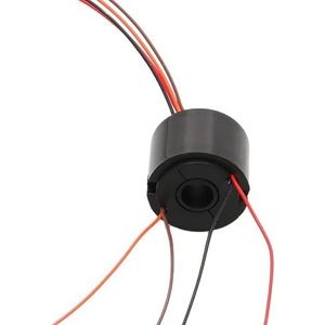 1PCS Gat Dia 5mm 7mm Boring Slip Ring 2/4/6/12 draden Holle As Geleidende Ring for PTZ Eettafel Rotor DIY Accessries (Color : Hole 7mm 4CH 1.5A)