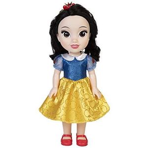 Disney Princess Sneeuwwitje-Pop, 35 Cm, Reflecterende Glitterogen, Beweegbare Gewrichten, Jurk, Schoenen, Kroontje, Zwart Haar, Geschikt Voor Meisjes Vanaf 3 Jaar