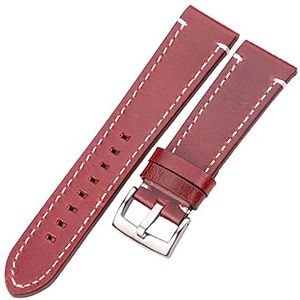 Horlogeband 18 20 22 24 mm Retro armband heren- en damesarmband roestvrijstalen gesp