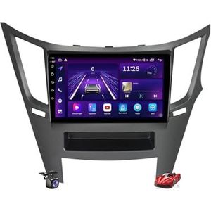 Android 15.0 Radio 2 Din Auto Stereo met 4G 5G WiFi DSP SWC Carplay voor Outback 4 Legacy 5 2009-2014 GPS Navigatie 9'' MP5 Multimedia Video Player FM BT Ontvanger,Rhd,M6 Plus 2