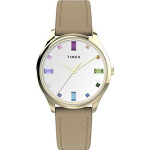 Timex Modern Easy Reader horloge voor dames, bruin, Hoofdstraat 32 mm