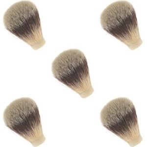 5 Set Nylon Scheerborstel Knoop Voor Mannen Salon Haar Ramoval Snijden Stof Reiniging 2.0x6 cm