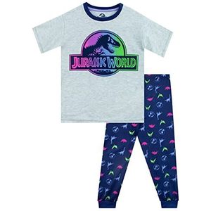 Jurassic World Pyjama Meisjes Dinosaur Pyjama Set Korte Mouwen Veelkleurig 140