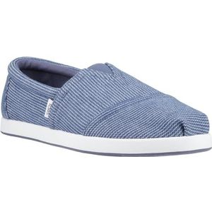 TOMS Heren Alpargata gerecyclede katoenen canvas instapper, Marine 1, 43 EU