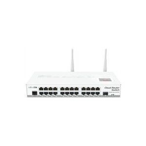 MikroTik CRS125-24G-1S-2HnD-IN, Cloud Router Switch, Ully Functional Layer 3 Switch en wordt aangedreven door The Familiar RouterOS.