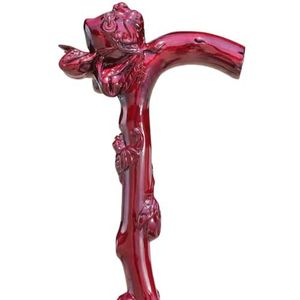 Wandelstokken, De Perzikvormige houten wandelstok van Longevity, handgesneden wandelstok for oudere vrouwen, wandelen/reizen, laadstok(85Cm(Use Height 161 165Cm))