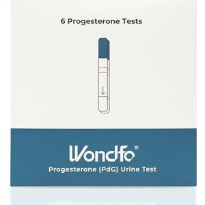 Wondfo Progesteron Test 6 PdG teststrips progesteron metabolieten test om de ovulatie te bevestigen eenvoudige test thuis