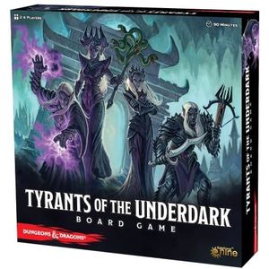 Gale force Nine LLC | Tyrants of the Underdark Bordgame (2021) Dungeons & Dragons | Bordspel | Leeftijd 14+ | 2-4 spelers | 90 minuten speeltijd