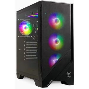HYPER BYTE® Win11 Pro Basic Gaming PC, computer met AMD Ryzen 7 5700G met 4,6 GHz, Radeon Vega 8, 32 GB DDR4 RAM, 1 TB SSD, stille waterkoeling, gamer Tower Desktop