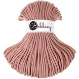 Bobbiny Hoogwaardig 5 mm gevlochten macramé-koord (blush) 100 meter