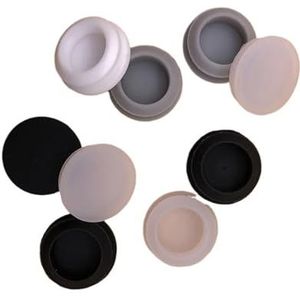 Rubber Stopper T-vormige Siliconenpluggen, 10 stuks siliconen rubberen T-vormige gatpluggen 2,5-20 mm, veelkleurig(Grey,4mm)
