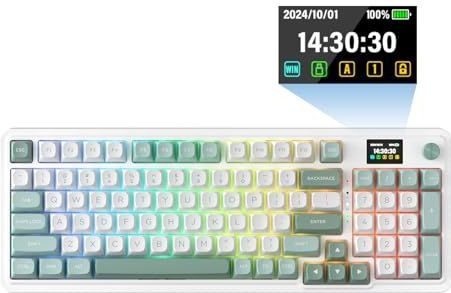 Redragon K719 - Draadloos Mechanisch Toetsenbord - 95 Toetsen - Mint Mambo-schakelaars