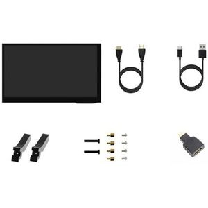 AWJUWHBJ 7 inch Touchable Screen Display Monitor Panel LCD Capacitieve Display 1024x600 Voor 5 3B+4B Ontwikkeling Board Screen