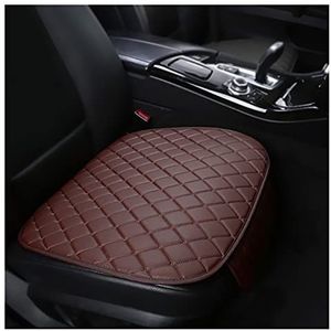Stoelhoezen Beschermhoezen Lederen Auto Zitkussen Cover Voor Jeep Voor Compass Voor Renegade Voor Grand Cherokee Wk Beschermen Set Mat Front 1 St(Brown front 1PCS)