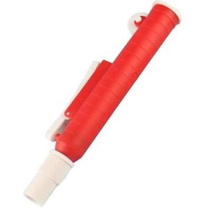 Lab-micropipet, Pipetpomp 25 ml Rode kunststof pipetpomp for laboratoriumpipetbuizen, 1 st.