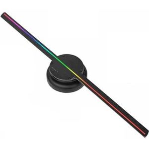 3D Hologram Fan, Hologram Fan Projector, 16"" aan de muur gemonteerde 3D-holografische projectieventilatorscherm Virtuele driedimensionale ophanging Binnen- en buitenluchtbeeldvorming voor Winkel/Bar/K