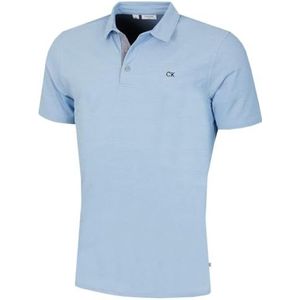 Calvin Klein Heren Prep Campus Oxford Pique Golfpoloshirt - Hemel - L