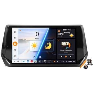 M6 pro2,YLOXFW Android 15.0 Autostereo Vervanging voor Peu-geot 2008 2020 Radio GPS Sat Navi 9'' Cartablet Multimedia Video Player FM BT Ontvanger met 4G WiFi Android Auto Carplay