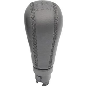 Gear Shift Stick Knop Voor Volvo Voor S60 S80 V70 XC70 2004-2008 5/6 Versnellingen Zwart Lederen Auto-styling Versnellingspookknop Hendel Schakelpenkop Versnellingspook knop(6 Speed)
