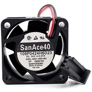 San Ace 40 109P0424H6D23 24V 0.07A A90L-0001-0551#A 4CM 3-wire FANUC interface system fan