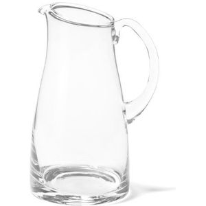 Leonardo Liquid Krug, 065330, handgemaakte glazen kan, waterkaraf met handvat in klassiek design, 1850 ml