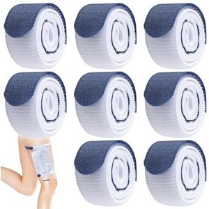 8 stuks beenzakhouder, katheter-beentasriemen, fixeerbanden voor katheter, katheterbevestigingsband, katheterhouder, stabilisatieapparaat, bevestigingsriem voor katheterfixatie