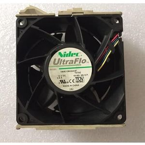Original V80E12BHA5-57 80mm exhaust fan 12V 0.6A ultraflo fan-0126l4 server cooling fan