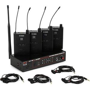 Galaxy Audio AS-950-4 Draadloos in Ear Persoonlijk Monitor Systeembandpakket, Band P2