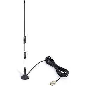 Bingfu VHF UHF politiescannerantenne Ham Radio Home Mobiele radioscanner Antenne Magnetische basis BNC mannelijke antenne compatibel met Uniden Bearcat Whistler Radio Shack Car Truck Politiescanner