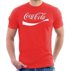 Coca Cola 1941 Logo Heren T-Shirt, Rood, L