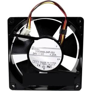 Voor NMB 11938MA-24P-GU D1 DC 24V 1.20A 120x120x38mm 4-draads serverkoelventilator