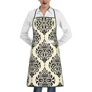 ZhaoYuGoods Vlag van Maryland schorten met zakken voor vrouwen, stijlvolle kookschorten voor keuken tuinieren salon, ideale print schort, Aziatische olifanten, Eén maat