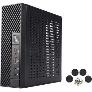 ITX Computerbehuizing M06 Mini Desktopbehuizing HTPC-behuizing Industriële besturingskast zwart 500006813