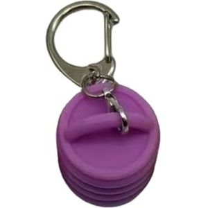 Praktische hydraterende lipgloss sleutelhanger caps sleutelhangers tas bevestiging make-up accessoire voor dagelijks woon-werkverkeer en reizen