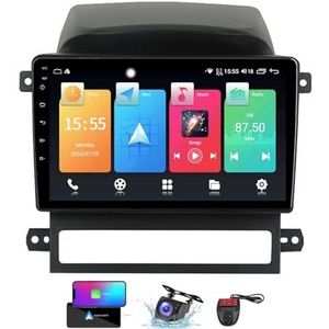 Android 13 Autoradio 2 DIN Compatibel met Chevrolet Captiva I 1 2006-2011 9 Inch Touchscreen Carplay Android Auto met Bluetooth 5.0/FM RDS/Bediening op het stuur/Achteruitrijcamera(NF-1)