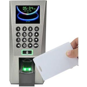 Inklokken in Machine, F18 USB/IP Biometrische vingerafdruk Login-herkenning Toegangscontrole Machinesysteem Gebruik elektrisch slot Kantoorponsklok(F18-WIFI-IC,ITALIAN)