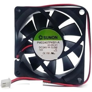 PMD2407PKB1-A 7CM ventilator voor SUNON koeling DC 24V 5.0W 2-lijns inverter 70 * 70 * 20MM
