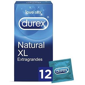 Durex Natural XL 12 condones natuurlijk, XL