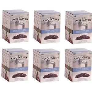 6 x Two Leaves and a Bud | Earl Grey | Bio thee | Black Tea | Piramidetheezakjes | aromaverzegeld | zonder suiker | 6 x 15 theezakjes (90 theezakjes)