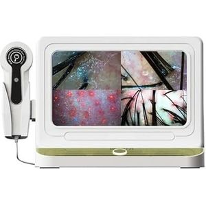 10 inch HD-scherm Professionele huidanalysator 50x/200x vergrotend huidtestapparaat Porievergroter Haarzakjes Hoofdhuiddetector