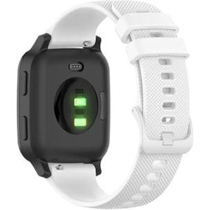 20mm band horlogeband geschikt for Garmin Venu 2 Plus/SQ/move Sport Forerunner 645 Amazfit GTS 3 Siliconen armband Horlogeband Accessoires (Color : White, Size : Forerunner245)