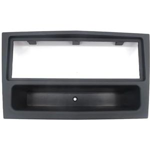 Voor OPEL Voor Corsa C Voor Meriva B Voor Vectra Voor Astra Voor Zafira 2006+ 1Din Auto Stereo Fascia CD Speler Frame Surround Panel Interieuraccessoires(Black)