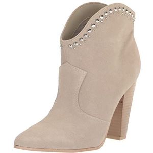 Nine West Footwear Sera Enkellaarsjes voor dames, beige, 41 EU, Beige, 41 EU